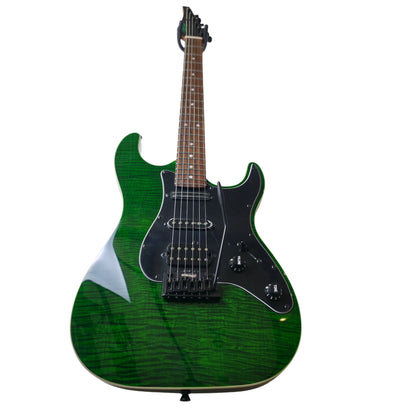 Electric Guitar Jet Guitars JS450 TGR R Transparent Green Free Setup