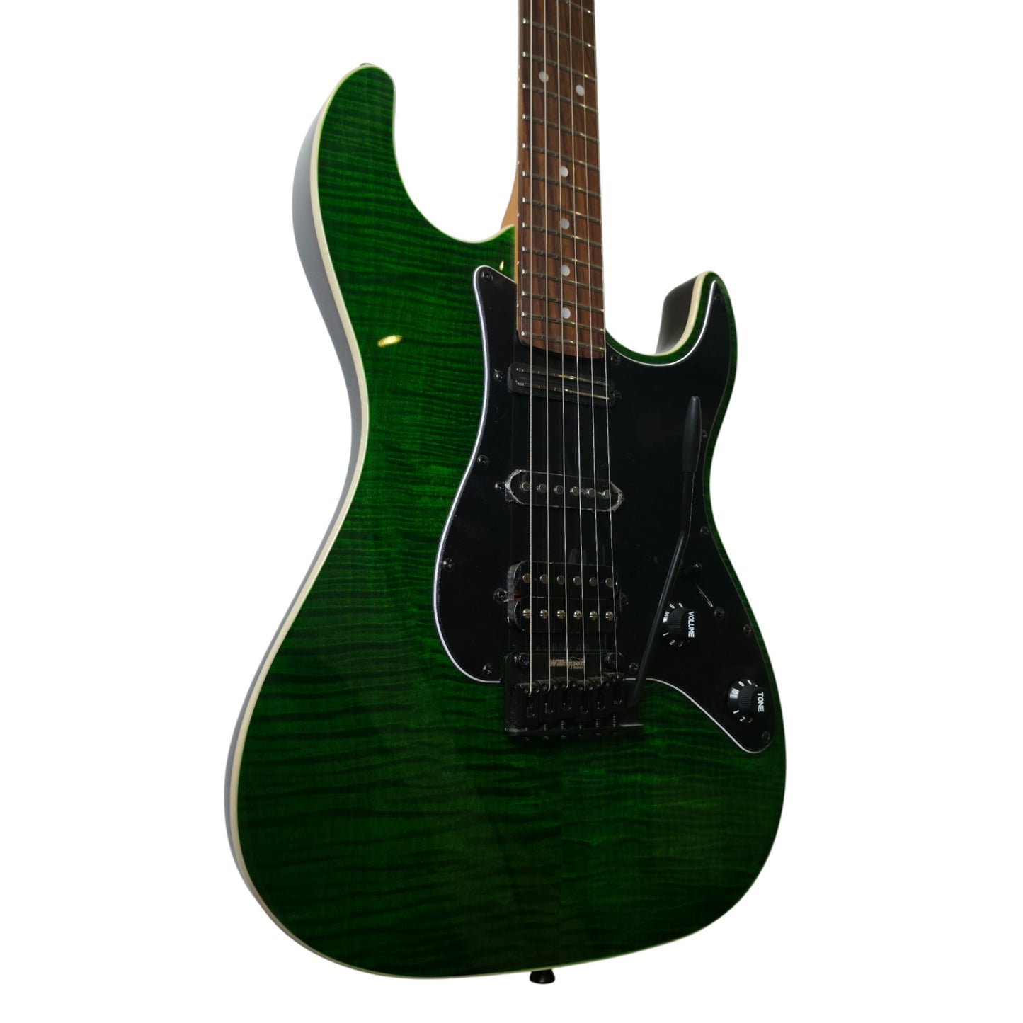 Electric Guitar Jet Guitars JS450 TGR R Transparent Green Free Setup