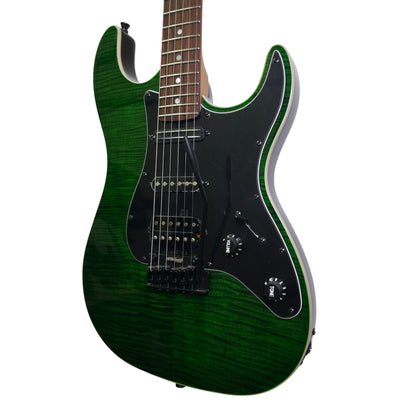 Electric Guitar Jet Guitars JS450 TGR R Transparent Green Free Setup