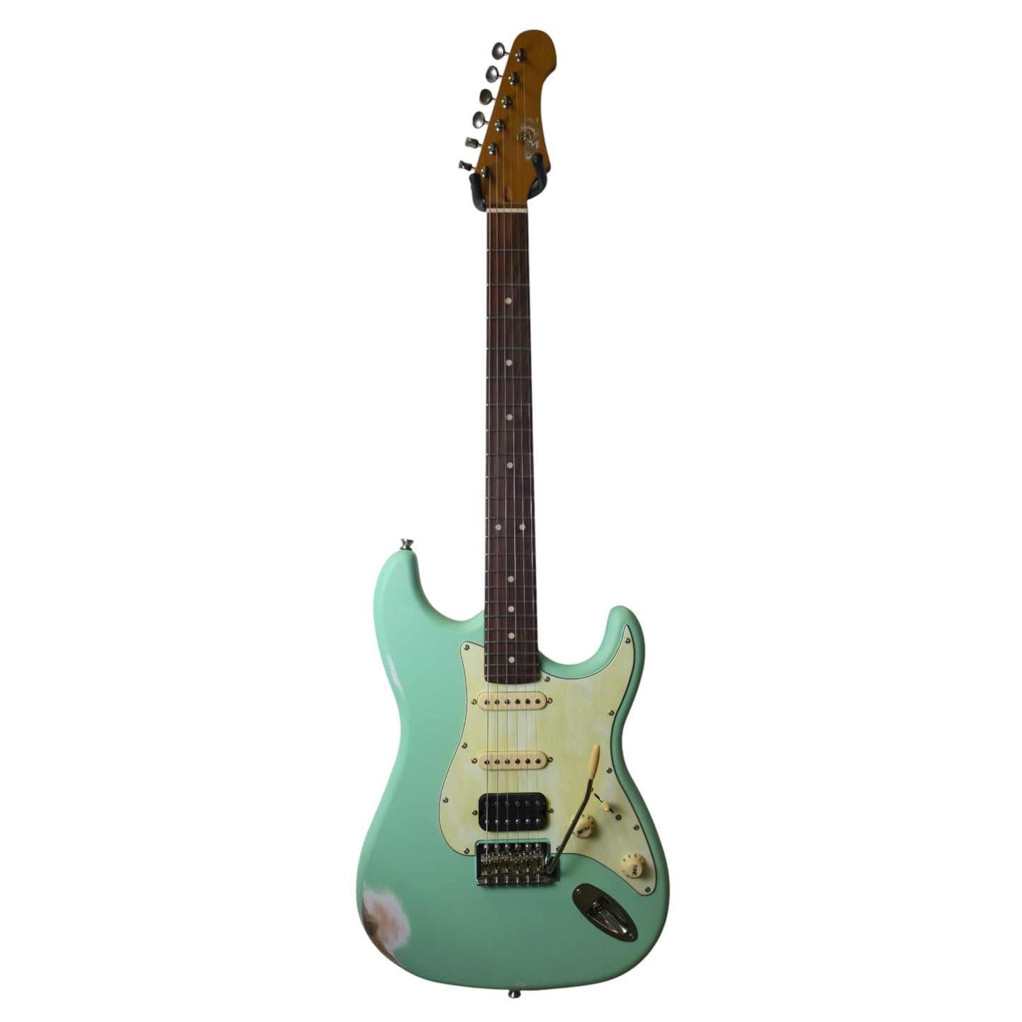 Electric Guitar Jet Guitars JS400 Relic SFG Sea Foam Green Free Setup