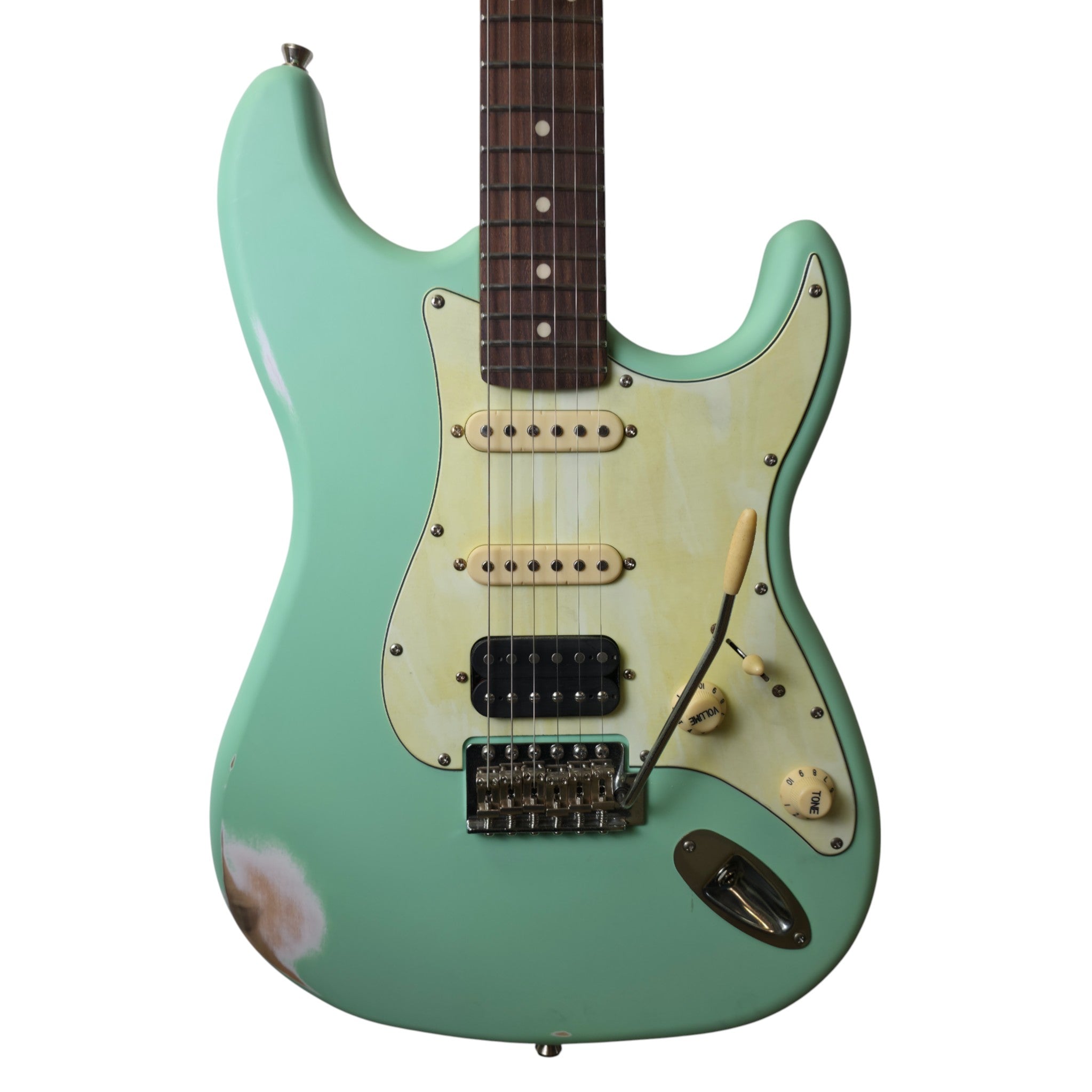 Electric Guitar Jet Guitars JS400 Relic SFG Sea Foam Green Free