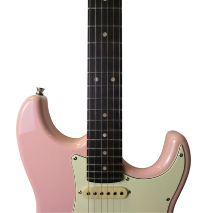 Electric Guitar Jet Guitars JS400 PKR Shell Pink Free Setup