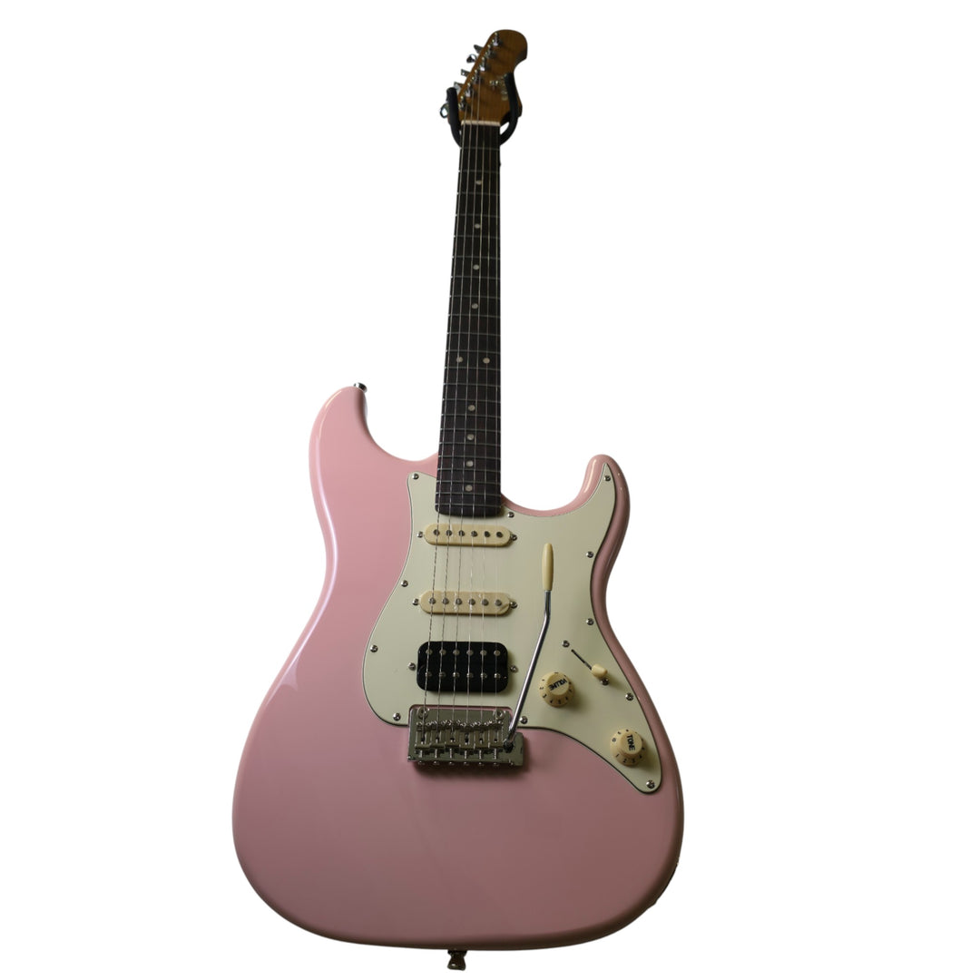 Electric Guitar Jet Guitars JS400 PKR Shell Pink Free Setup