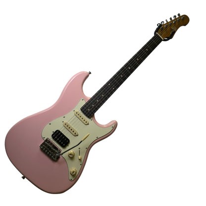 Electric Guitar Jet Guitars JS400 PKR Shell Pink Free Setup