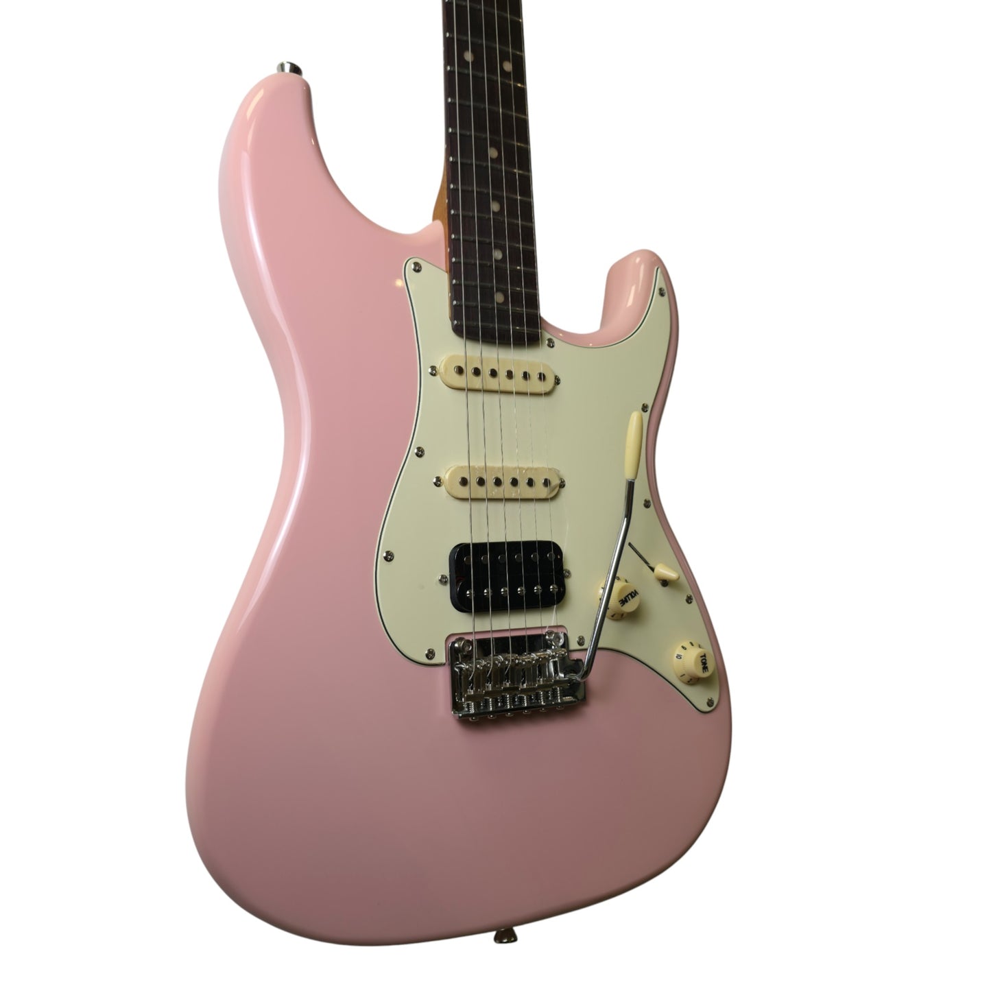 Electric Guitar Jet Guitars JS400 PKR Shell Pink Free Setup