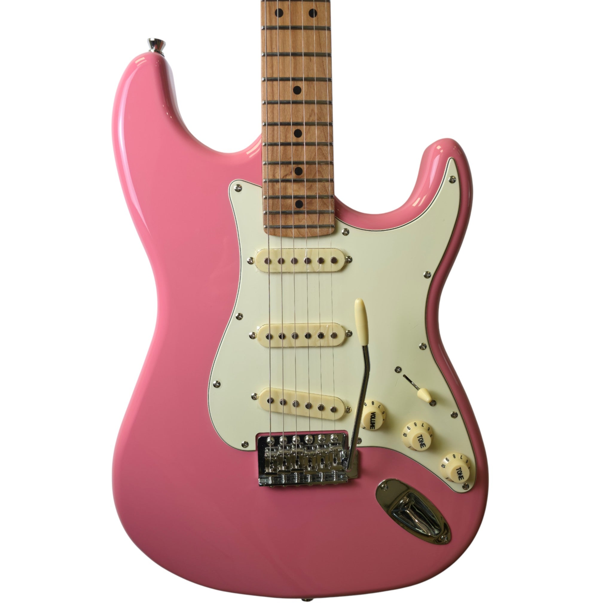 Electric Guitar Jet Guitars JS300 BGD Burgundy Pink Free Setup