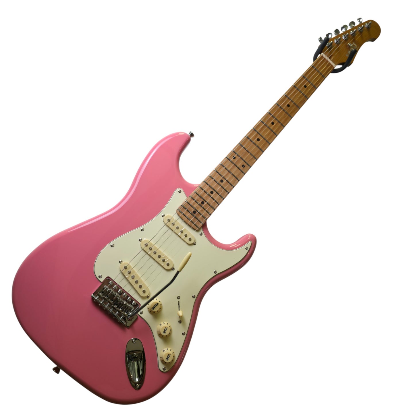Electric Guitar Jet Guitars JS300 BGD Burgundy Pink Free Setup