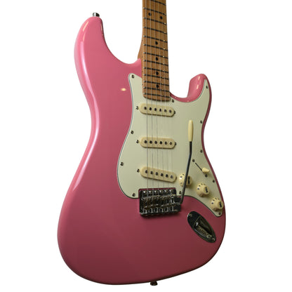Electric Guitar Jet Guitars JS300 BGD Burgundy Pink Free Setup