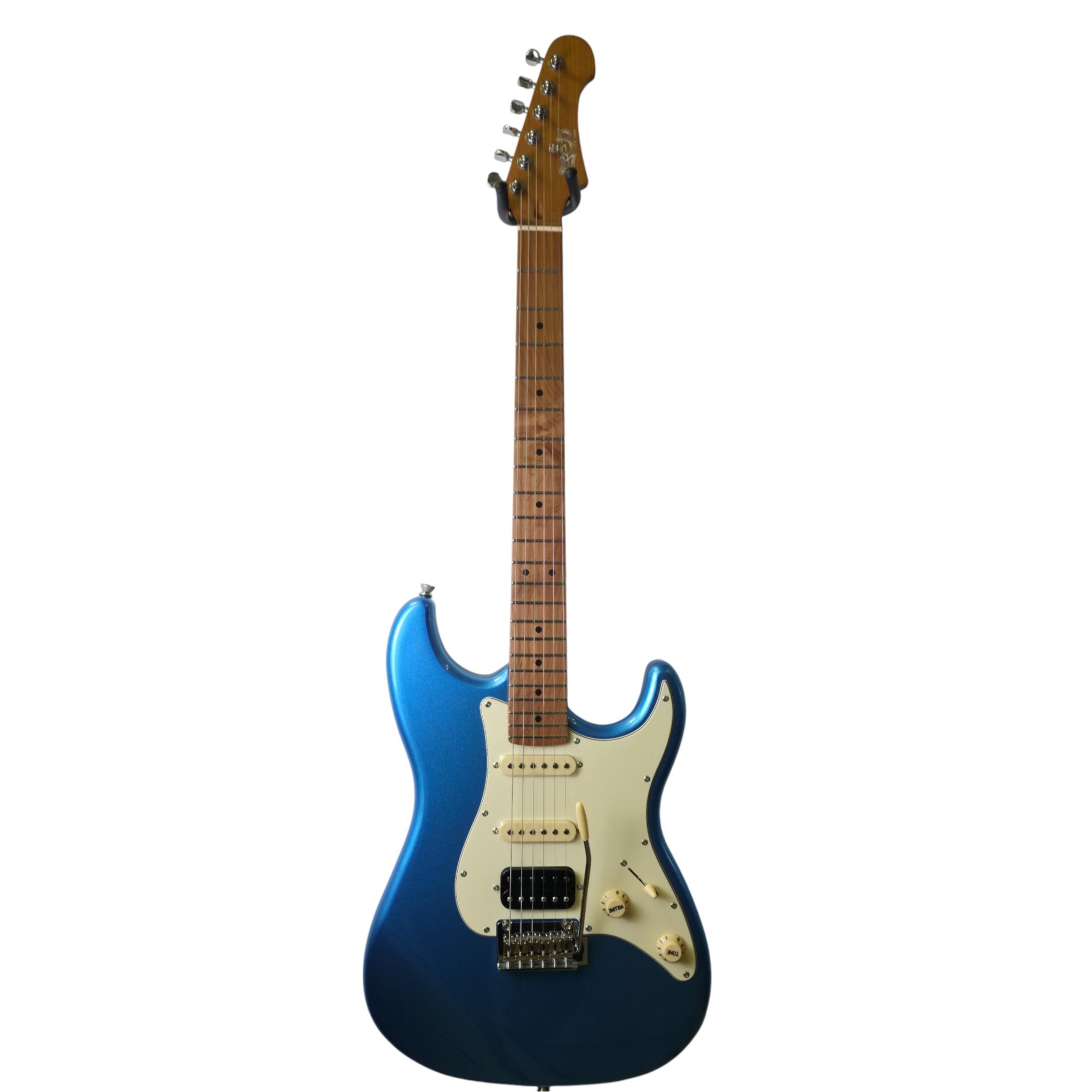 ★ジモティ割あり★  エレキギター 青 H×D×W クリーニング済み TJ1949 Electric Guitar Jet Guitars JS400 LPB Placid Blue Free Setup