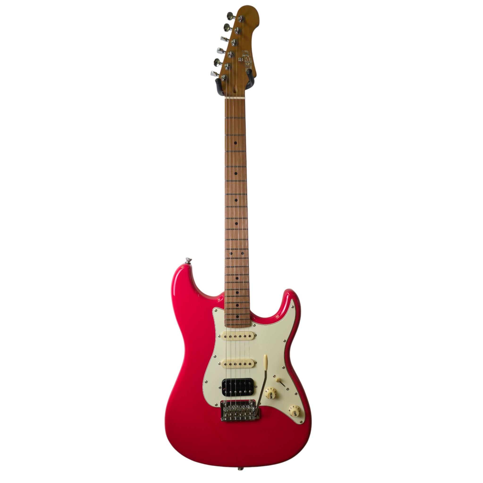 Electric Guitar Jet Guitars JS400 CRD Coral Red Free Setup