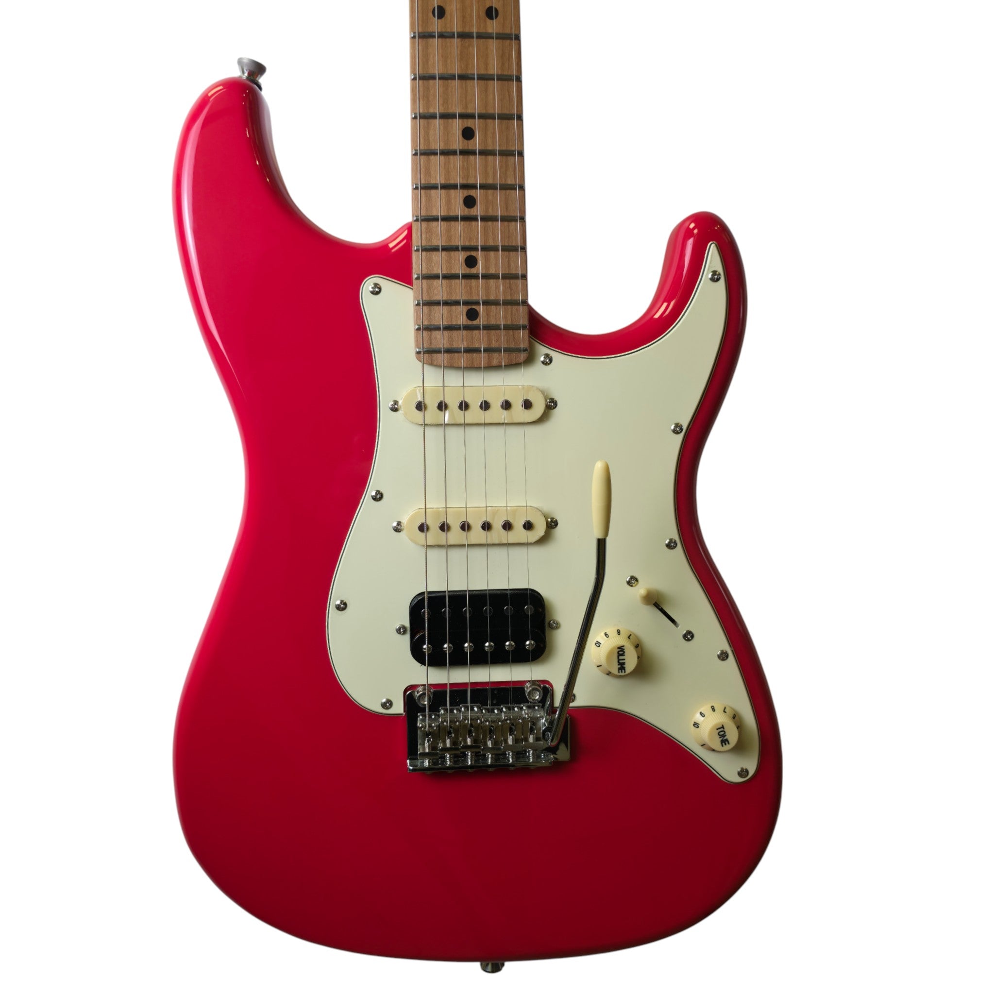Electric Guitar Jet Guitars JS400 CRD Coral Red Free Setup