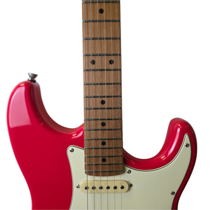 Electric Guitar Jet Guitars JS400 CRD Coral Red Free Setup