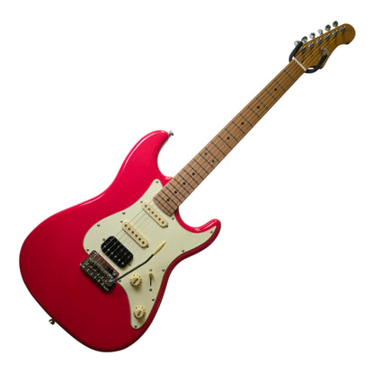 Electric Guitar Jet Guitars JS400 CRD Coral Red Free Setup