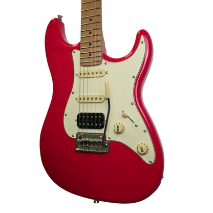 Electric Guitar Jet Guitars JS400 CRD Coral Red Free Setup