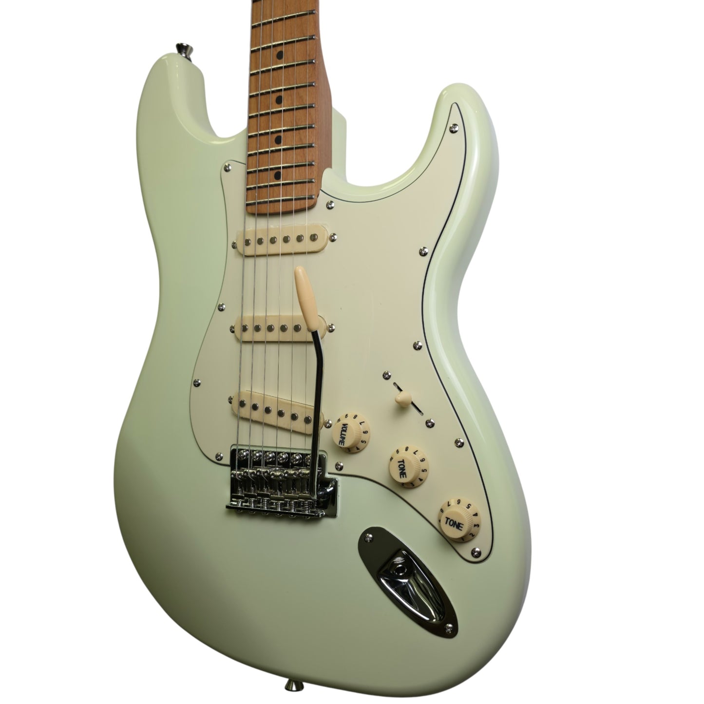 Electric Guitar Jet Guitars JS300 OW White Free Setup