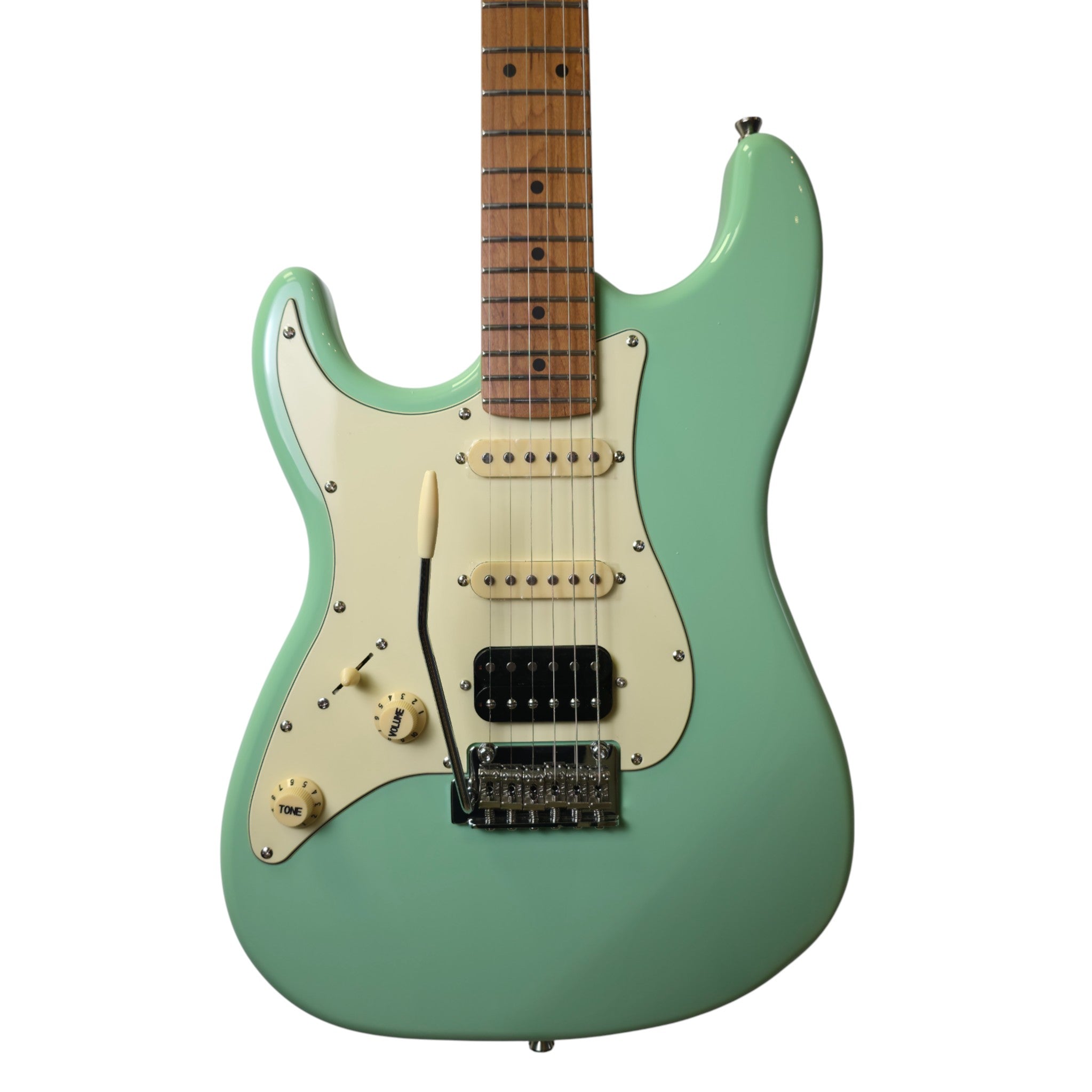 Electric Guitar Jet Guitars JS400 SFG LH Sea Foam Green Left