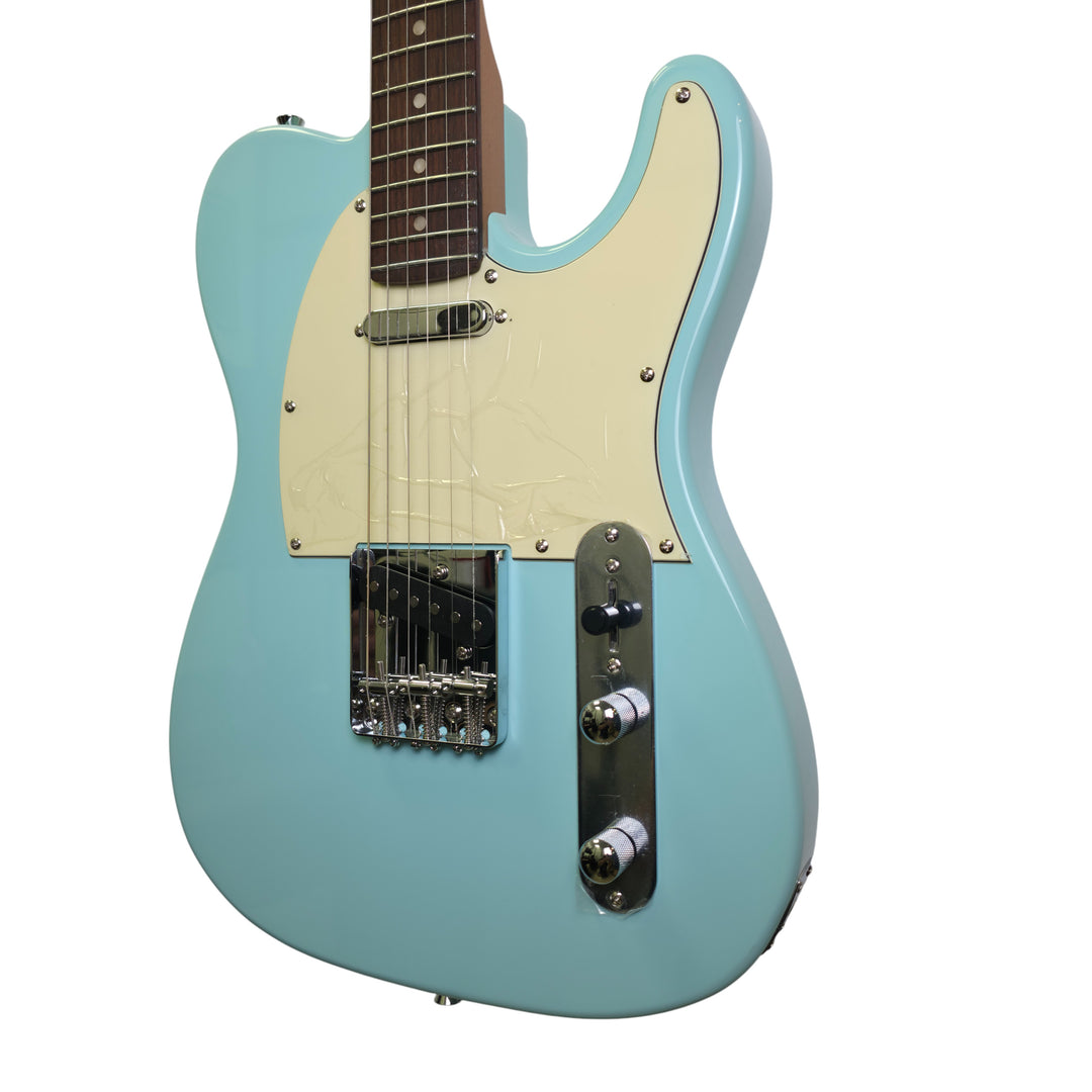 Electric Guitar Jet Guitars JT300 BLR Sonic Blue Free Setup