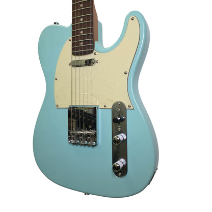 Electric Guitar Jet Guitars JT300 BLR Sonic Blue Free Setup