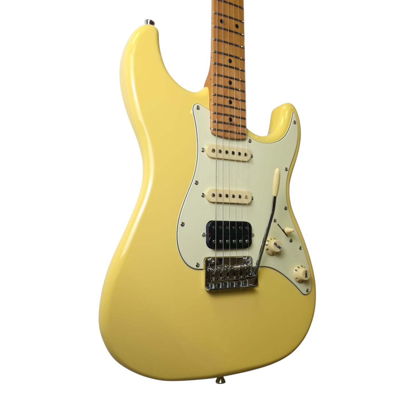 Electric Guitar Jet Guitars JS400 VYW Vintage Yellow Free Setup