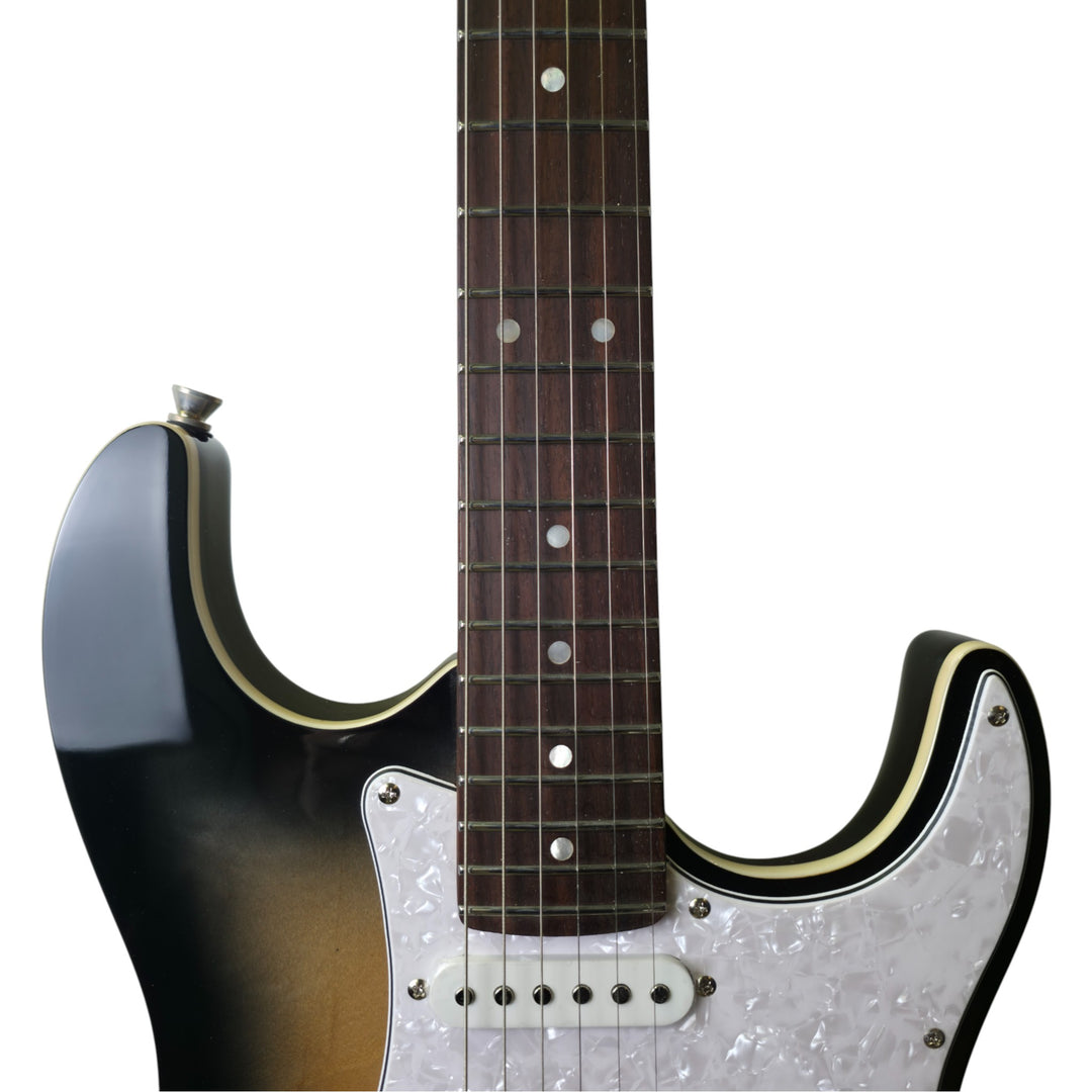 Electric Guitar Jet Guitars JS450 QTBR Transparent Brown Free Setup