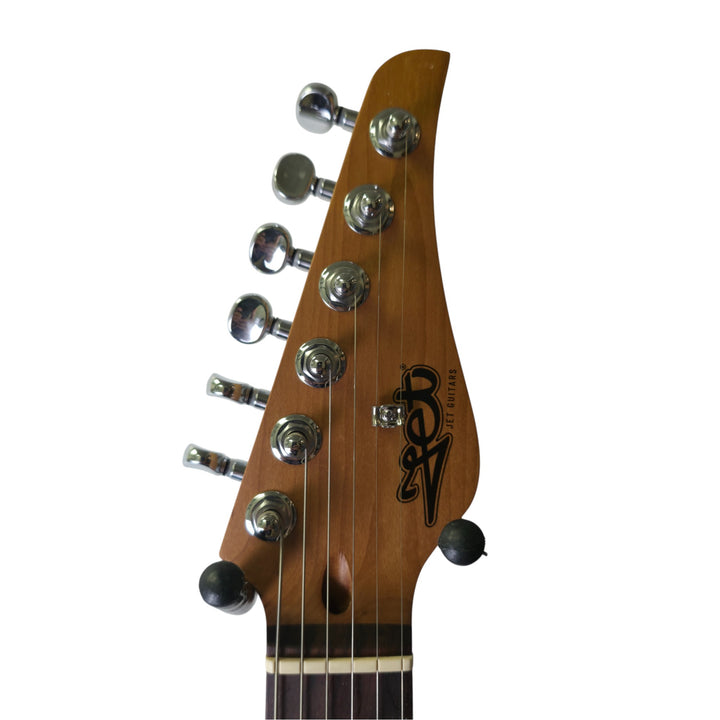 Electric Guitar Jet Guitars JS450 QTBR Transparent Brown Free Setup