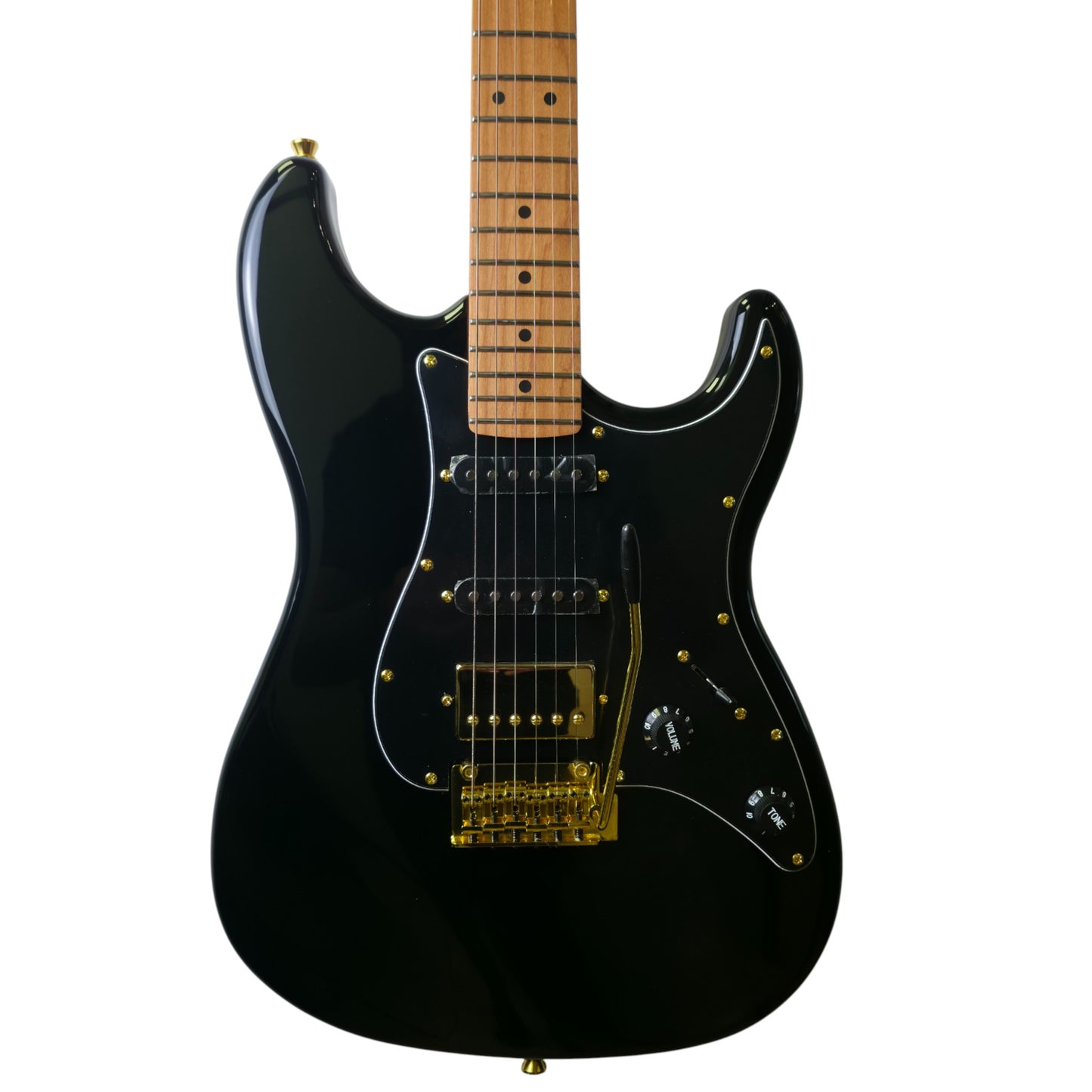 Electric Guitar Jet Guitars JS400 BKG Black Free Setup