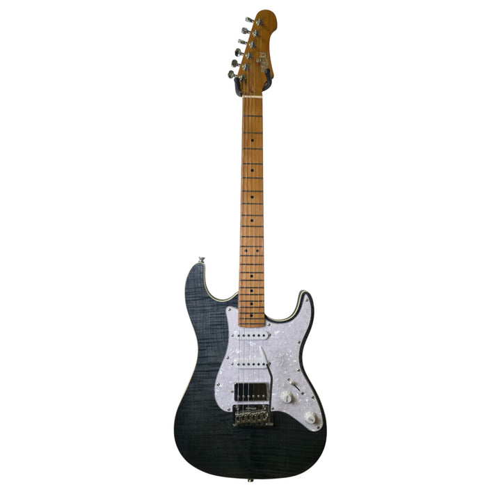 Electric Guitar Jet Guitars JS450 TBK Transparent Black Free Setup