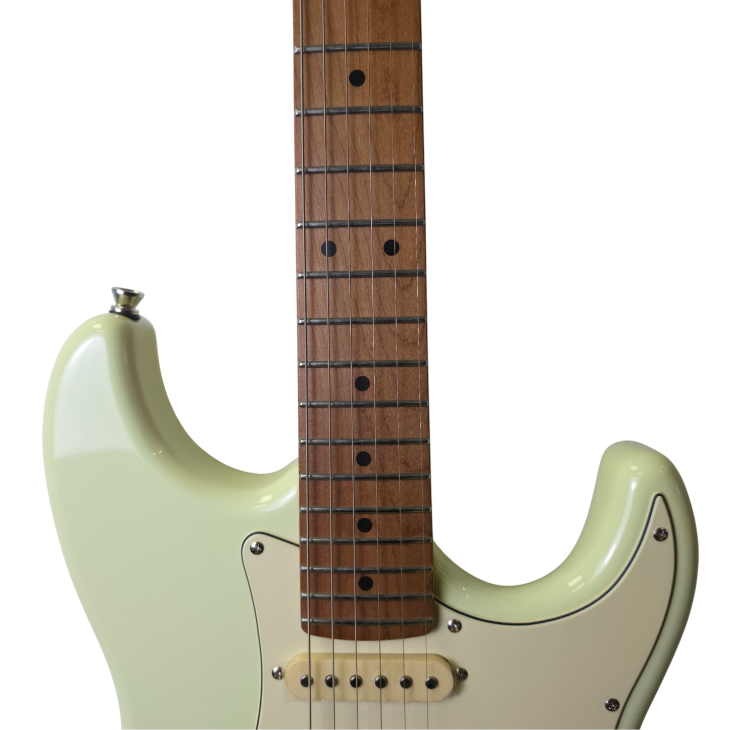 Electric Guitar Jet Guitars JS400 OW White Free Setup