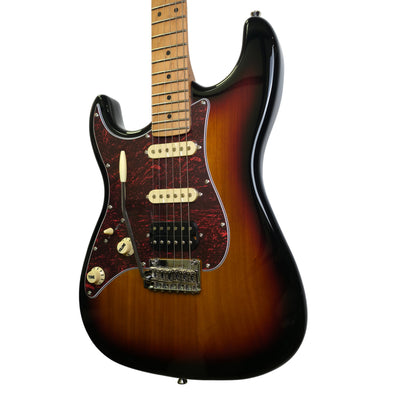 Electric Guitar Jet Guitars JS400 SB LH Sunburst Left Handed Free Setup