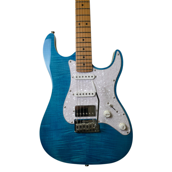 Electric Guitar Jet Guitars JS450 OBL Ocean Blue Free Setup