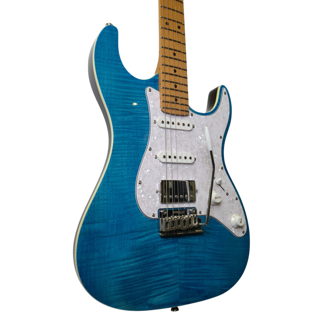 Electric Guitar Jet Guitars JS450 OBL Ocean Blue Free Setup