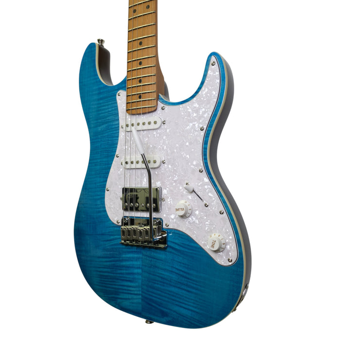 Electric Guitar Jet Guitars JS450 OBL Ocean Blue Free Setup