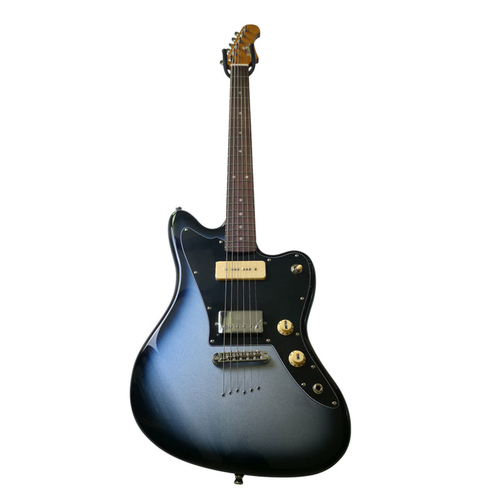 Electric Guitar Jet Guitars JJ-350 BK BARITONE MOONBURST Free Setup