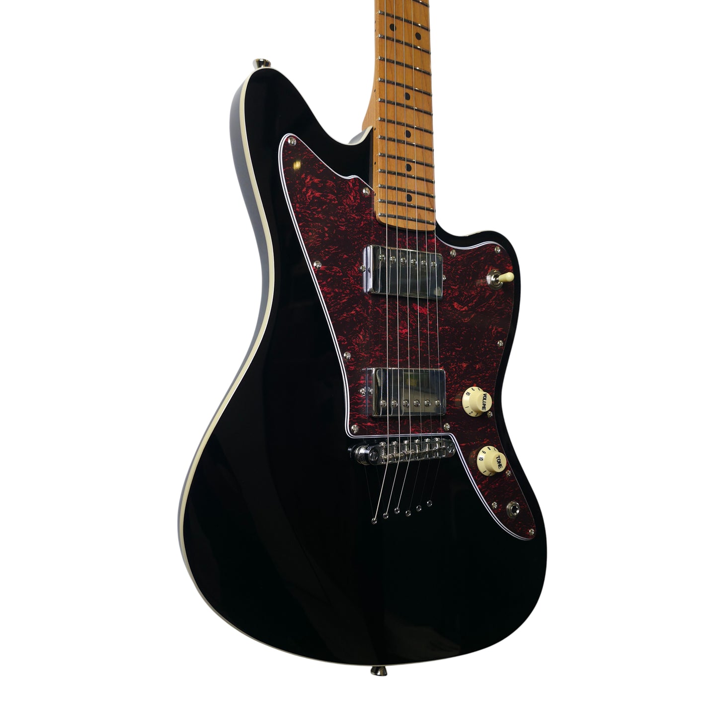 Electric Guitar Jet Guitars JJ350 BK Black Free Setup