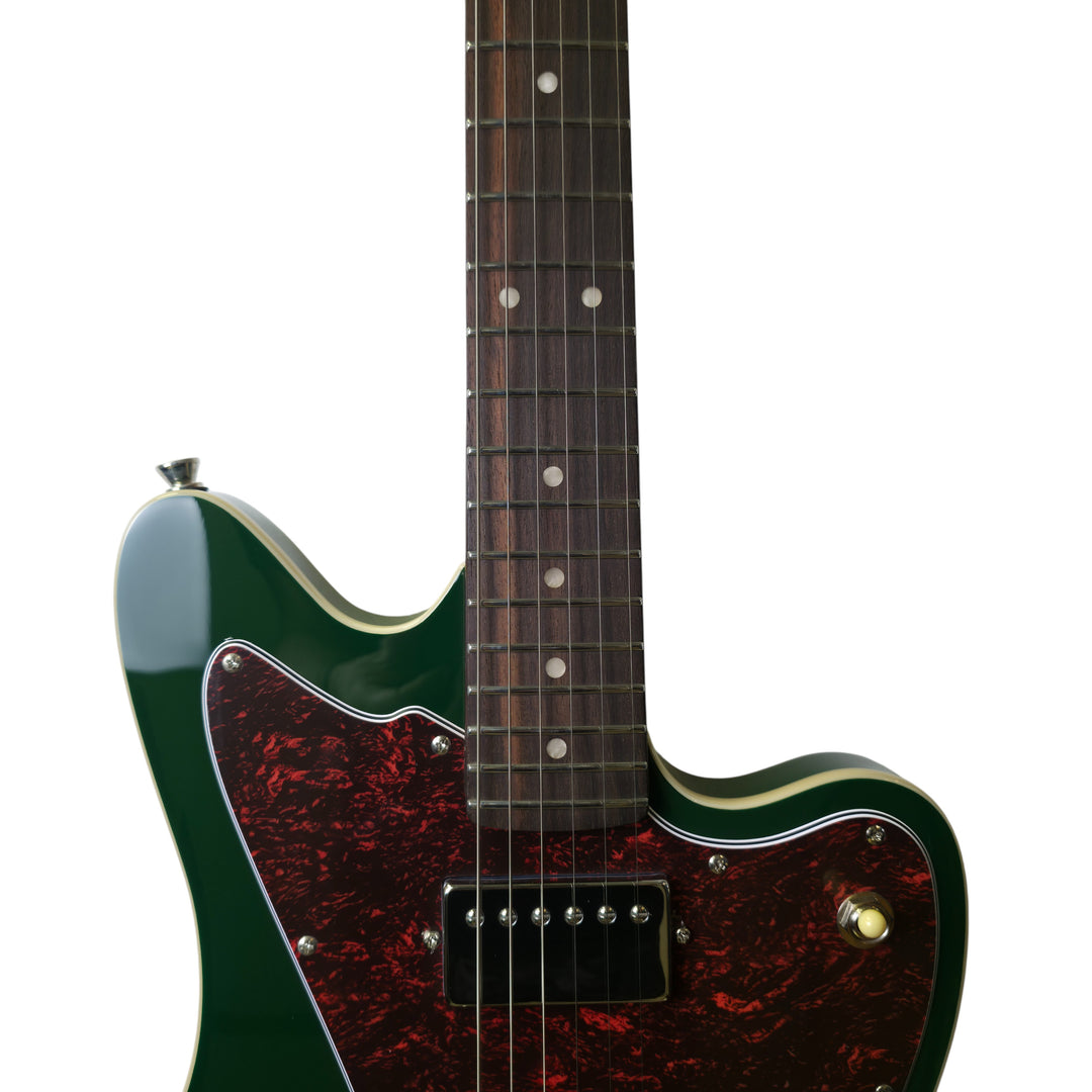 Electric Guitar Jet Guitars JJ350 GR R Green Free Setup