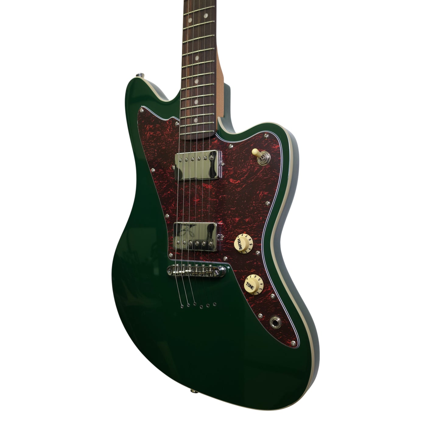 Electric Guitar Jet Guitars JJ350 GR R Green Free Setup