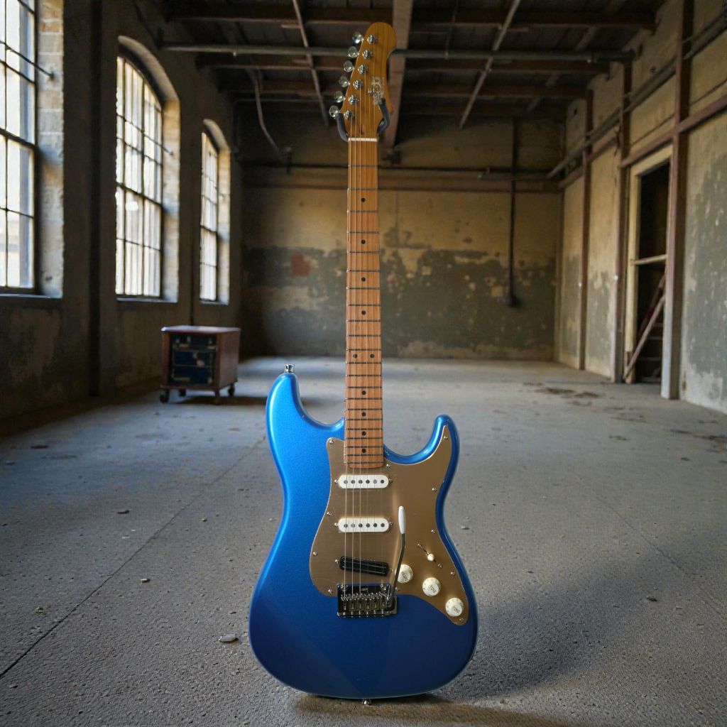Electric Guitar Jet Guitars JS400 LPB KR HSS Kairon Limited Edition Free Setup