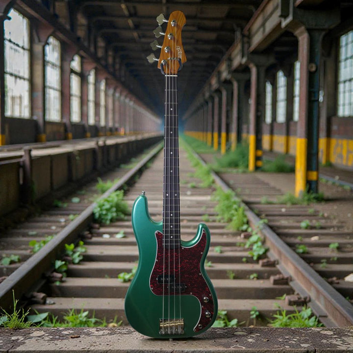 Electric Bass Jet Guitars JPB-300 SG R Free Setup