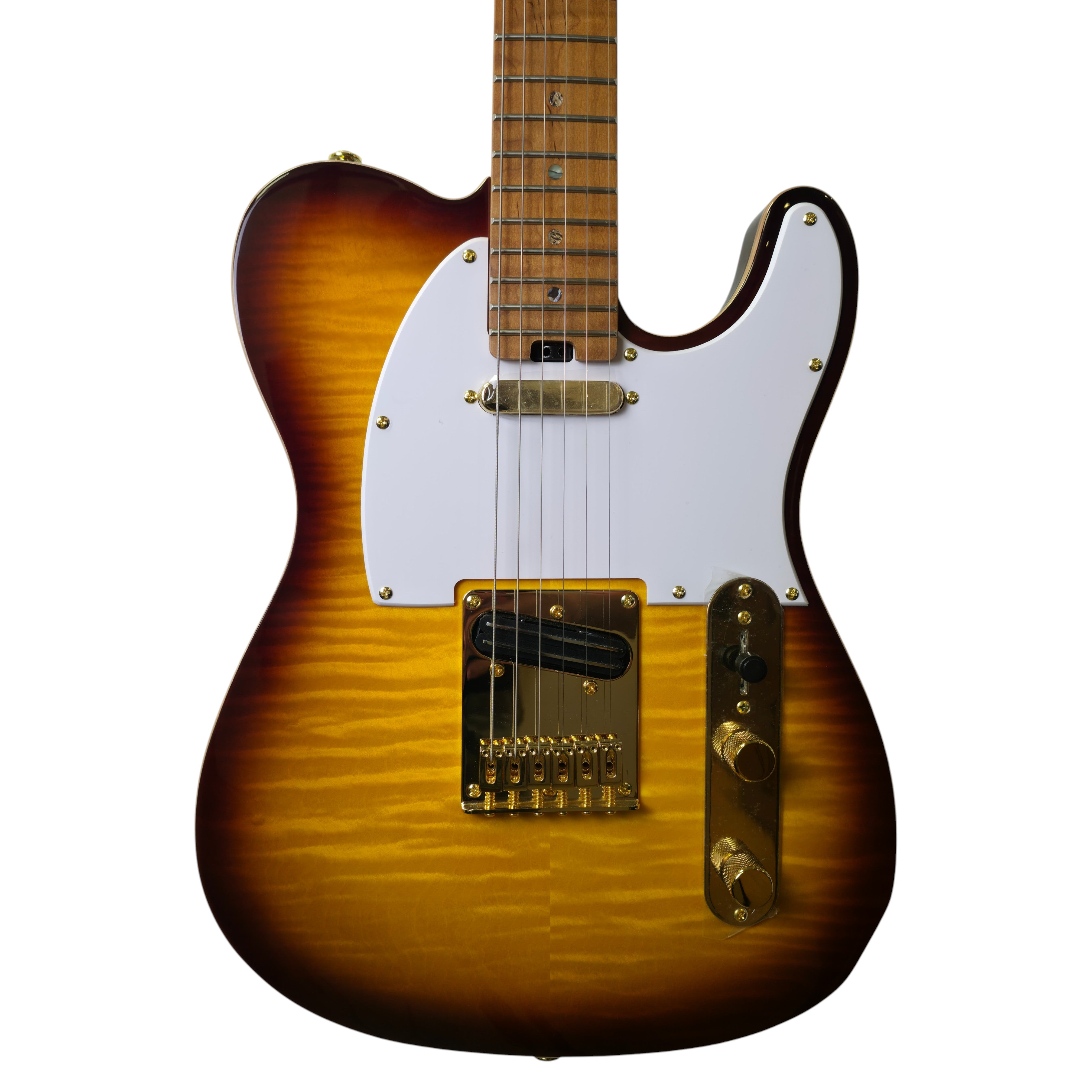 Electric Guitar Soloking MT-1 Fm 22 Deluxe Hotrail With One Piece