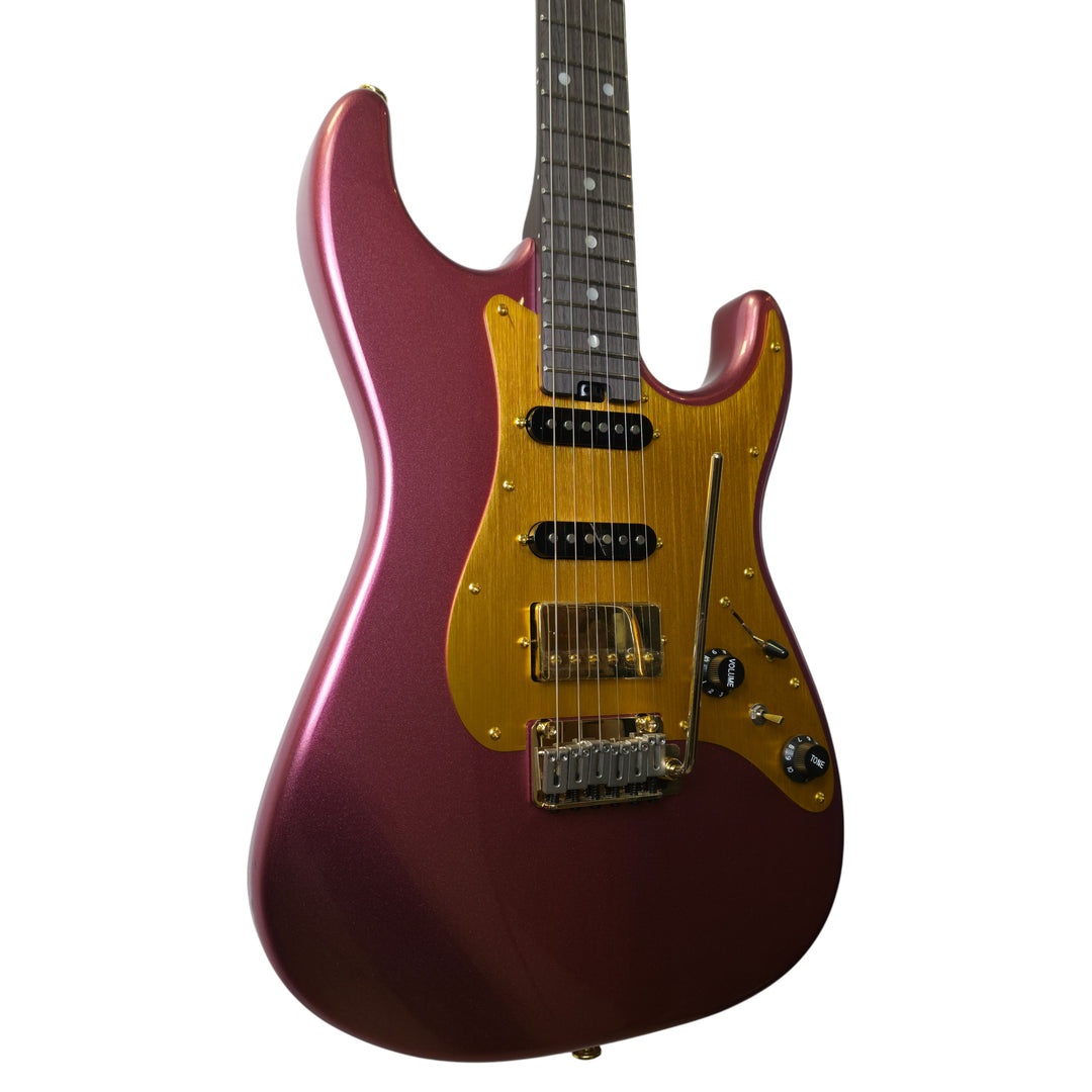 Electric Guitar Soloking MS-1 Classic In Mystic Burgundy With One Piece Rosewood Neck Nafiri Special Run