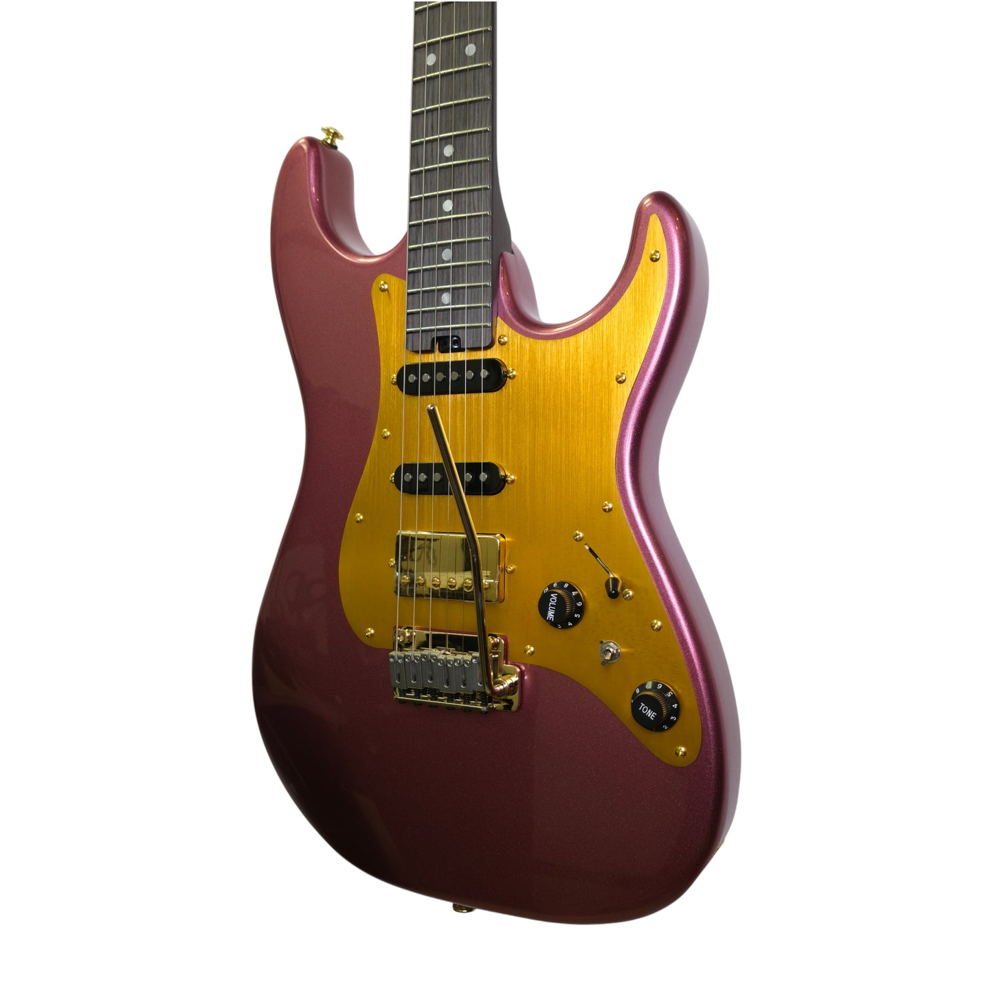 Electric Guitar Soloking MS-1 Classic In Mystic Burgundy With One Piece Rosewood Neck Nafiri Special Run