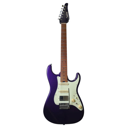 Electric Guitar Soloking MS-1 Classic MKII In Purple Sparkle With Roasted Maple Neck And Fb