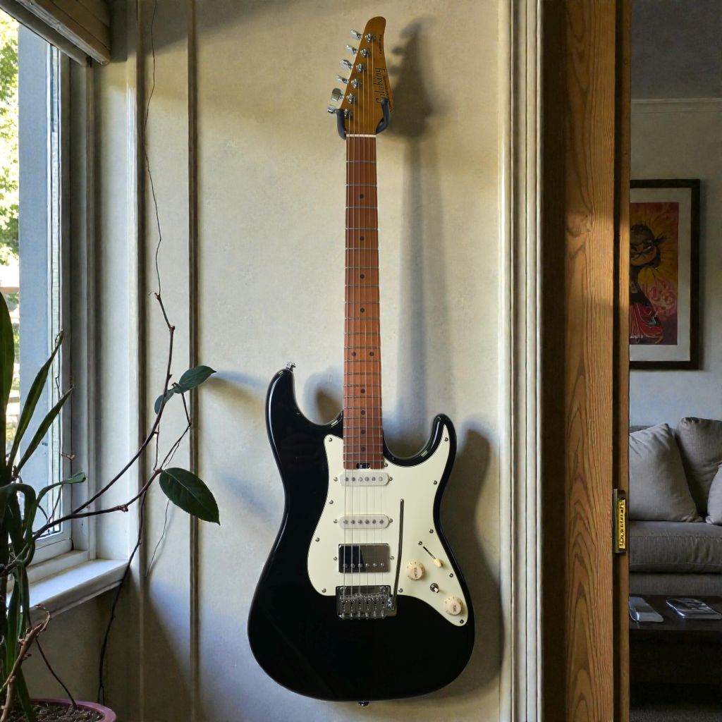 Electric Guitar Soloking MS-11 Classic MKII With Roasted Maple Fb In Ink Black