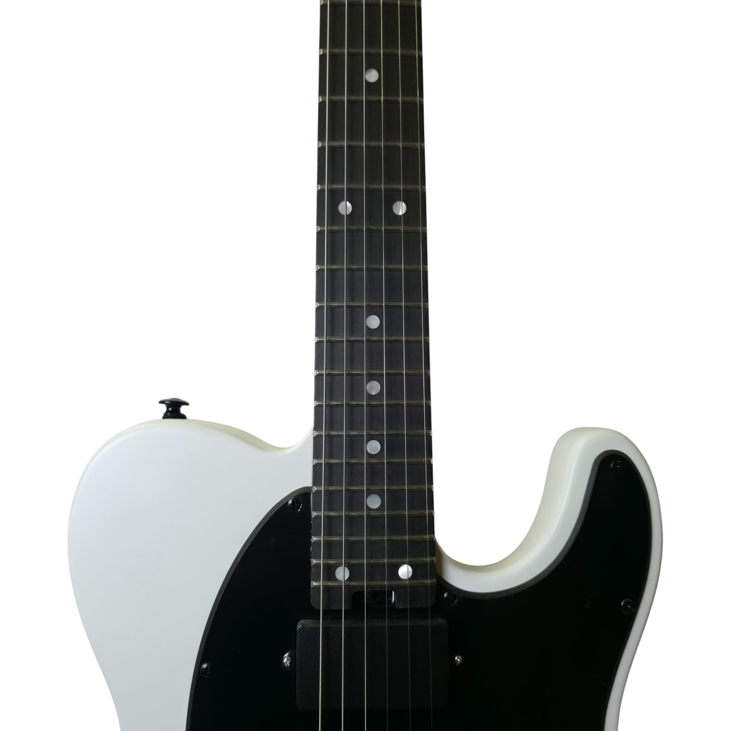 Electric Guitar Soloking MT-1 Deluxe HH 24 In Satin White Matte Nafiri Special Run Jescar