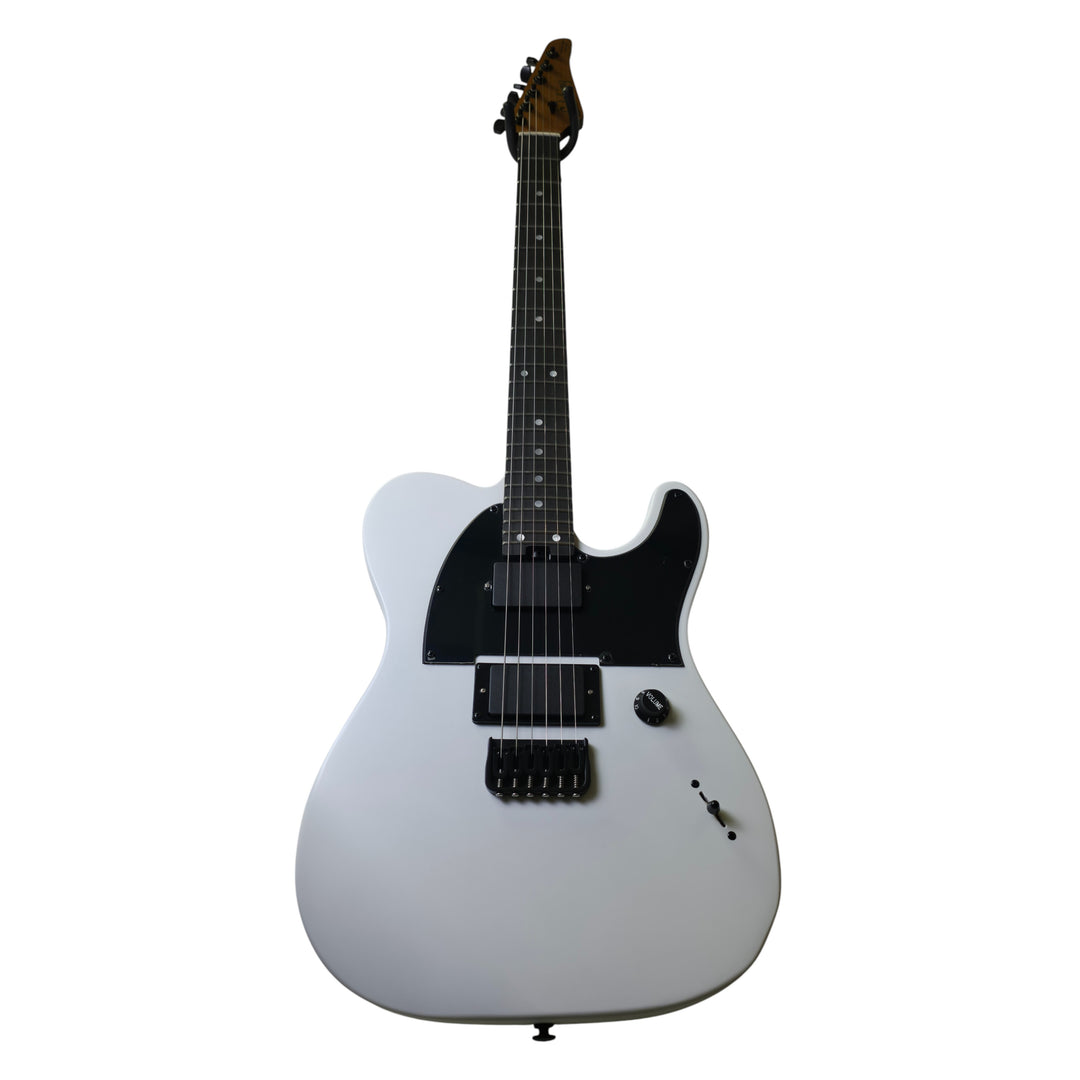 Electric Guitar Soloking MT-1 Deluxe HH 24 In Satin White Matte Nafiri Special Run Jescar