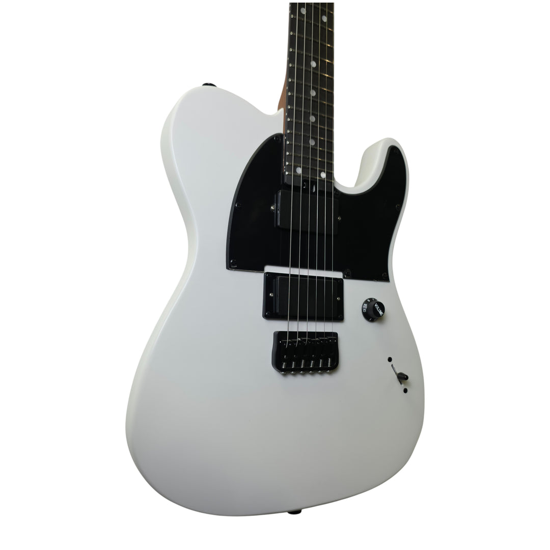 Electric Guitar Soloking MT-1 Deluxe HH 24 In Satin White Matte Nafiri Special Run Jescar