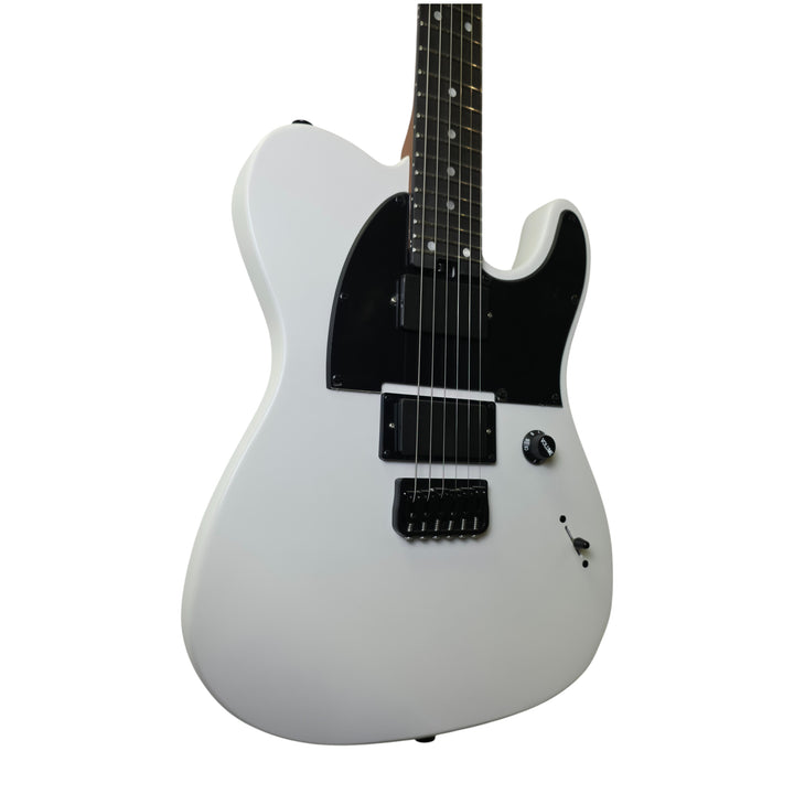 Electric Guitar Soloking MT-1 Deluxe HH 24 In Satin White Matte Nafiri Special Run Jescar