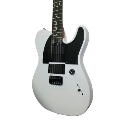 Electric Guitar Soloking MT-1 Deluxe HH 24 In Satin White Matte Nafiri Special Run Jescar