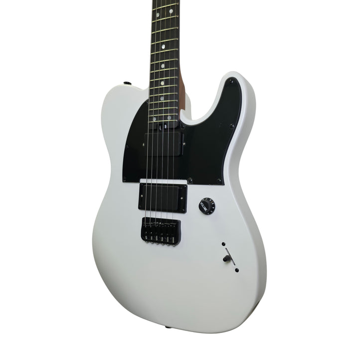 Electric Guitar Soloking MT-1 Deluxe HH 24 In Satin White Matte Nafiri Special Run Jescar