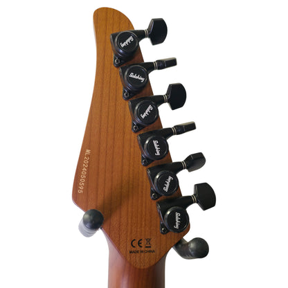 Electric Guitar Soloking MT-1 Deluxe HH 24 In Satin White Matte Nafiri Special Run Jescar